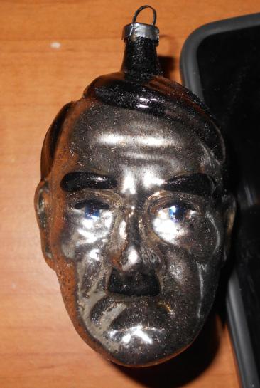 WW2 Christmas ornaments, Adolf Hitler Head